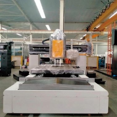 Gantry friction-stir welding machine for cold plates