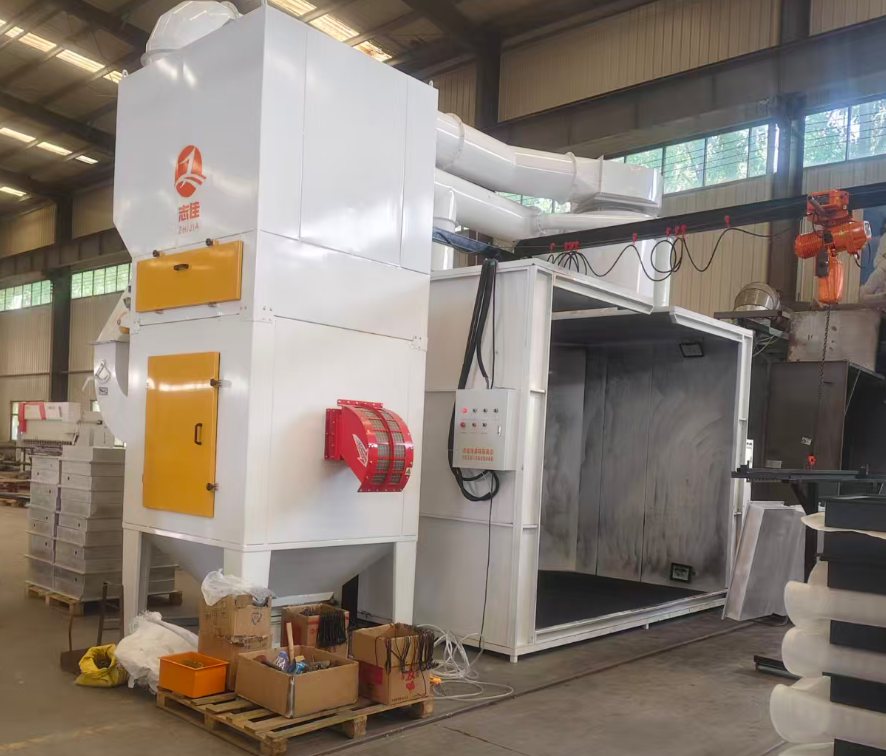 Powder coating booth